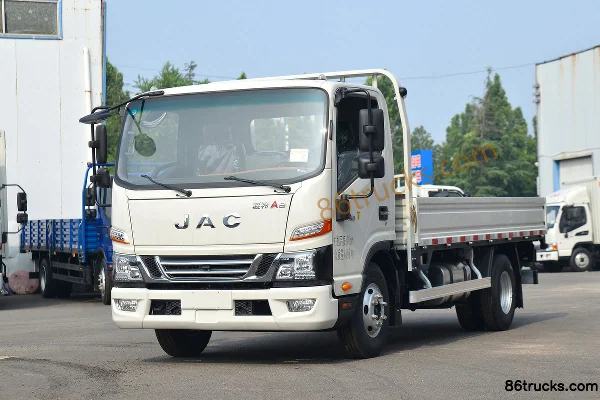 JAC Junling A8 160 ch 4X2(6 roues) 4,18 m camion plateau monoplace (rapport de pont 4,33) Extérieur (3) | 86Trucks