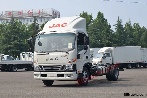 JAC Junling A8 160 ch 4X2(6 roues) 4,12 m camion fourgon simple cabine (China VI) Extérieur (3) | 86Trucks