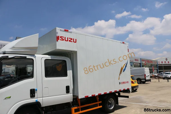 Jiangxi Isuzu Yifang ES7 Standard 170hp 4X2(6 wheels) 3.68m Semi-row Van Light Truck (China VI) Body (1) | 86Trucks