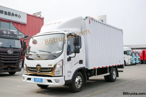 Foton Golden Aoling 158 hp 4X2(6 wheels) 4.14m Single Row Van Light Truck (China VI) Exterior (3) | 86Trucks