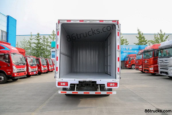 Foton Golden Aoling 158 hp 4X2(6 wheels) 4.14m Single Row Van Light Truck (China VI) Body (1) | 86Trucks