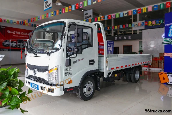 Ouling Jinlika II 2.0L 150 ch 4X2(6 roues) Essence Camion plateau simple cabine 4,13 m (China VI) Extérieur (3) | 86Trucks