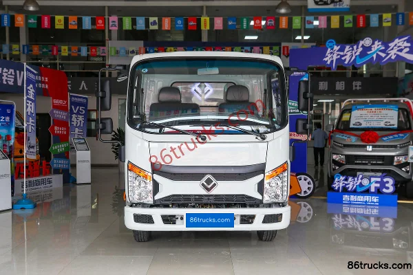 Ouling Jinlika II 2.0L 150 ch 4X2(6 roues) Essence Camion plateau simple cabine 4,13 m (China VI) Extérieur (2) | 86Trucks