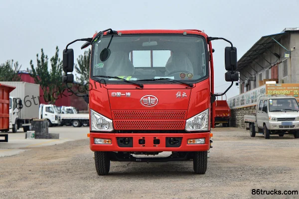 FAW Jiefang J6F 130hp 4X2(6 wheels) 4.16m Single Row Flatbed Light Truck Exterior (2) | 86Trucks