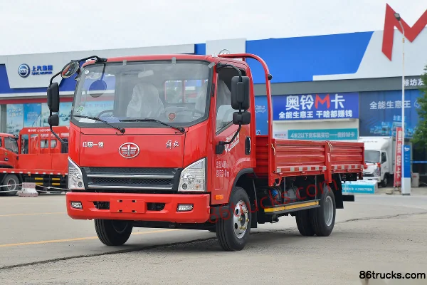 FAW Jiefang Hu VN 132 hp 4X2(6 wheels) 4.16m Single Row Flatbed Light Truck (China VI) Exterior (3) | 86Trucks