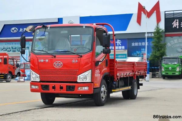 FAW Jiefang J6F 150 hp 4X2(6 wheels) 4.2 m single-row flatbed light truck (mid-body) Exterior (3) | 86Trucks