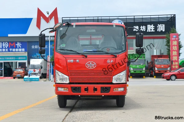 FAW Jiefang J6F 150 hp 4X2(6 wheels) 4.2 m single-row flatbed light truck (mid-body) Exterior (2) | 86Trucks