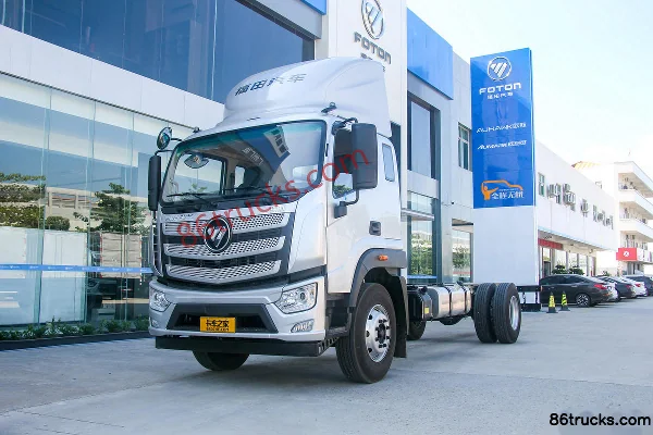 Foton Auhang AR Series 200 hp 4X2(6 wheels) 6.8m Flatbed Cargo Truck (Flat Roof) Exterior (3) | 86Trucks