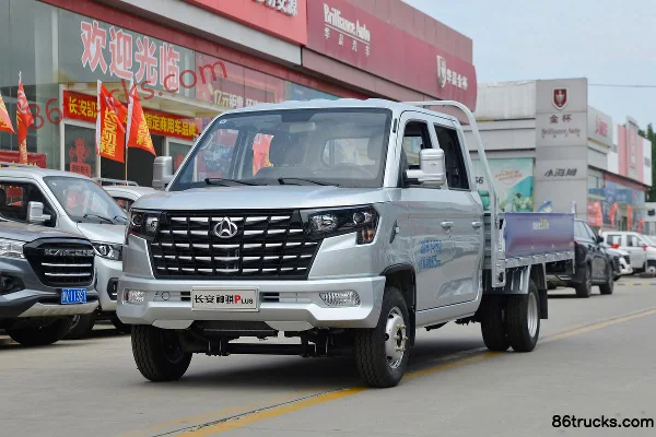 Ankai Shenqi PLUS Luxury 1.8L 139hp 4X2(6 wheels) Gasoline 3m Double Row Van Mini Truck (China VI)(Composite Board) Exterior (3) | 86Trucks