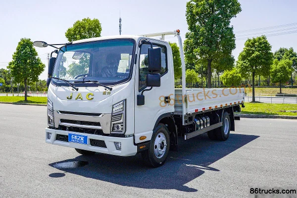 JAC Junling S6 130hp 4X2(6 wheels) 4.18m single-row flatbed light truck (China VI) Exterior (3) | 86Trucks