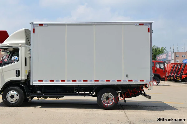 Foton Times Linghang H2 132hp 4X2(6 wheels) 4.15m Single Row Box Light Truck (China VI) Body (1) | 86Trucks