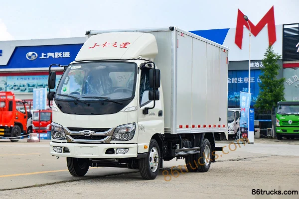 Foton Times Small Card Star 5 115hp 4X2(6 wheels) 3.67m Single Row Van Light Truck (Hydraulic Brake)(China VI) Exterior (3) | 86Trucks