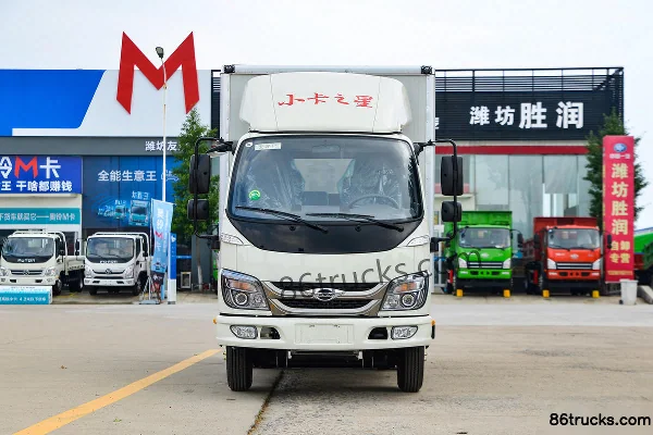 Foton Times Small Card Star 5 115hp 4X2(6 wheels) 3.67m Single Row Van Light Truck (Hydraulic Brake)(China VI) Exterior (2) | 86Trucks