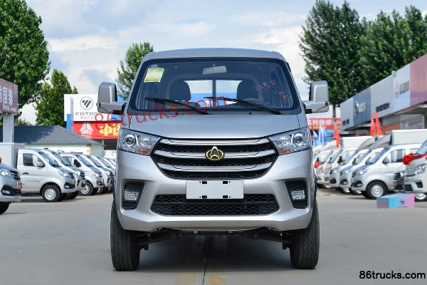 Changan Kuayue Xinbao T5 Comfort Edition 1.6L Gasoline 122hp 4X2(6 wheels) 2.71m Double Row Flatbed Mini Truck (Single Rear Wheel)(China VI)