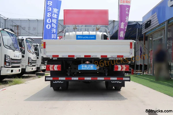 JAC Weiling K6 160 hp 4X2(6 wheels) 3.85m Row Half Flatbed Light Truck (China VI) (Ankang) Body (2) | 86Trucks