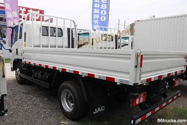 JAC Weiling K6 160 hp 4X2(6 wheels) 3.85m Row Half Flatbed Light Truck (China VI) (Ankang) Body (1) | 86Trucks
