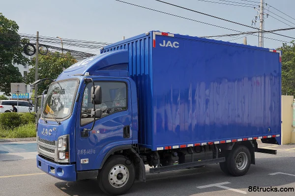 JAC Weiling K5 137 hp 4X2(6 wheels) 4.15m Single Row Van Light Truck (WLY 5-speed) Body (1) | 86Trucks