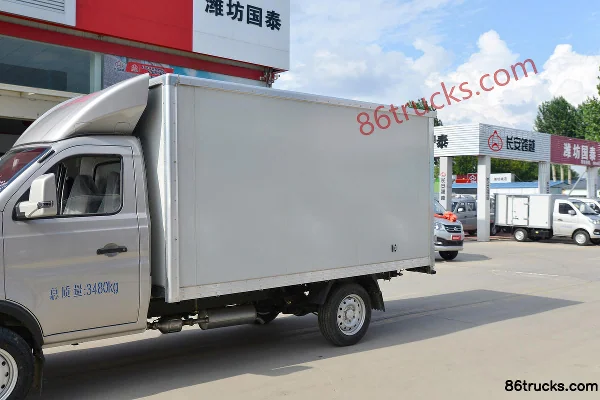 Changan Kuayue Xinbao T5 Comfort Edition 1.6L CNG 105hp 4X2(6 wheels) 3.185m Single Row Van Mini Truck (China VI) Body (1) | 86Trucks