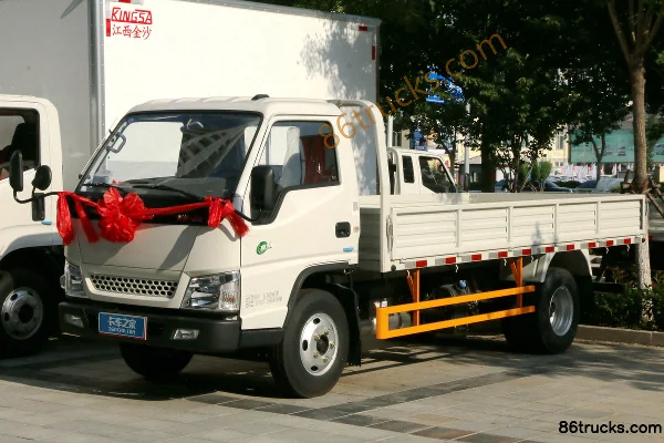 JMC Shunwei cabine étroite, 127 ch, 4X2(6 roues) , camion porteur à ridelles 4,22 mètres, cabine simple (China VI) Extérieur (3) | 86Trucks
