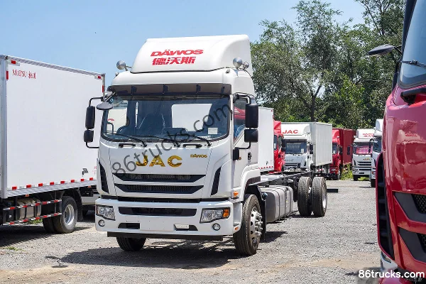 JAC Dewos Q9 195 ch 4X2(6 roues) 7,8 m camion porteur à benne à ouverture latérale (China VI) Extérieur (3) | 86Trucks