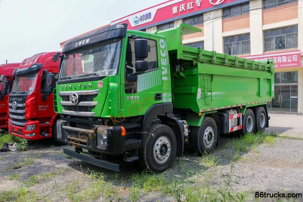 SAIC Hongyan Genlyon C6 Heavy-Duty 420 hp 8X4(12 wheels) 6.5m Dump Truck (China VI) Exterior (3) | 86Trucks