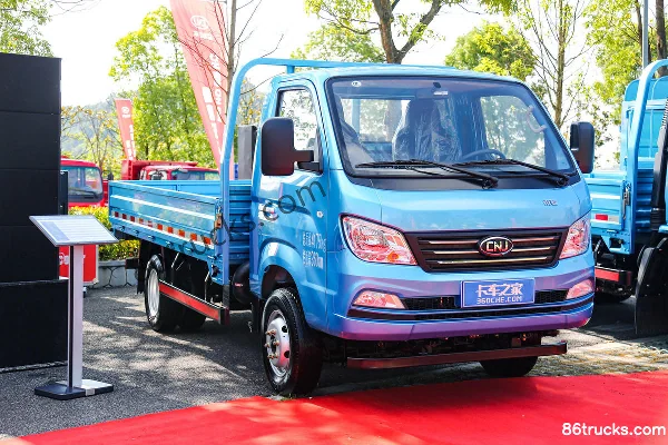NanJun Ruibao 102 hp 4X2(6 wheels) 3.3m Single Row Flatbed Micro Truck Exterior