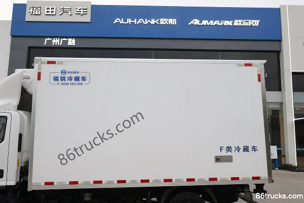 Foton Auman S1 158hp 4X2(6 wheels) 4.08m Refrigerated Truck Body (1) | 86Trucks