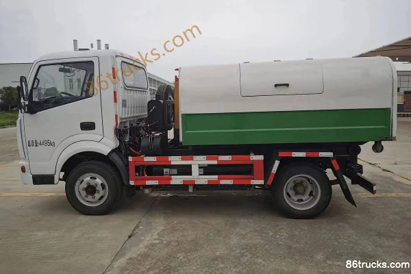 Xinchufeng H3 4.5T 2.43m Single Row Pure Electric Detachable Garbage Truck 55.706kWh 4X2(6 wheels) Exterior (3) | 86Trucks