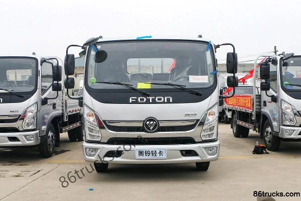 Foton Yutu II 152 hp 4X2(6 wheels) 4.17m AMT automatic single-row flatbed light truck (China VI) Exterior (2) | 86Trucks