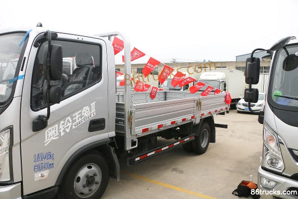 Foton Yutu II 152 hp 4X2(6 wheels) 4.17m AMT automatic single-row flatbed light truck (China VI) Body (1) | 86Trucks