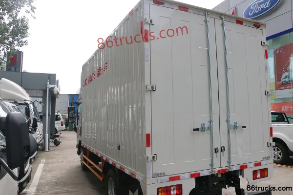 JMC Kaiyun+ cabine large 129 ch 4X2(6 roues) camion léger fourgon 4,2 mètres cabine simple (China VI) Carrosserie (1) | 86Trucks