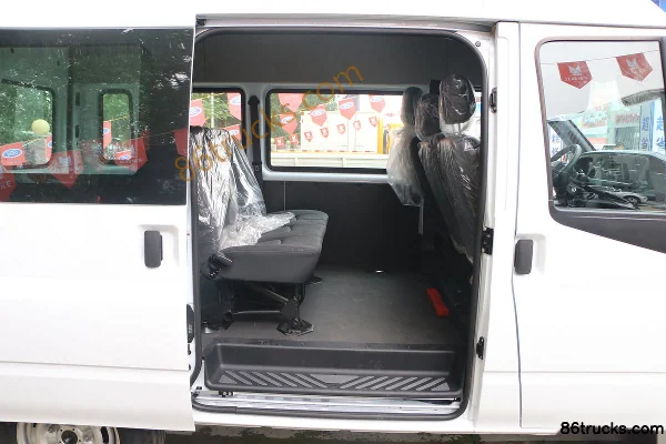 JMC Fushun 2023 Commercial Transport 146hp 6-Seat Short Wheelbase 2.0T Diesel Mid-High Roof Multi-Purpose Passenger Vehicle (China VI) Cargo