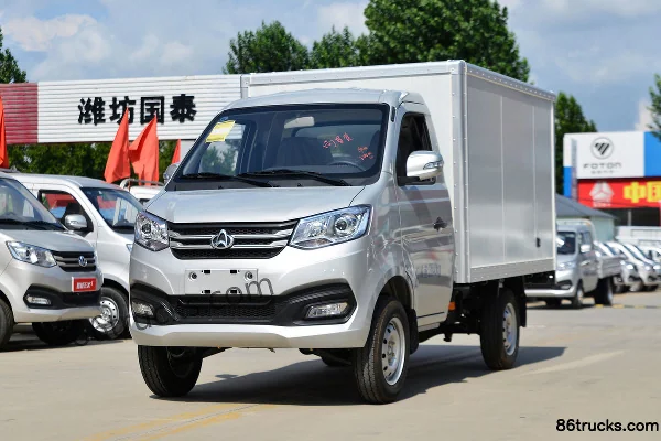 Changan Kuayue Wang X1 Comfort Edition 1.2L Essence 91 ch 4X2(6 roues) 2,585 m micro camion fourgon simple cabine (roue arrière simple) (Chi