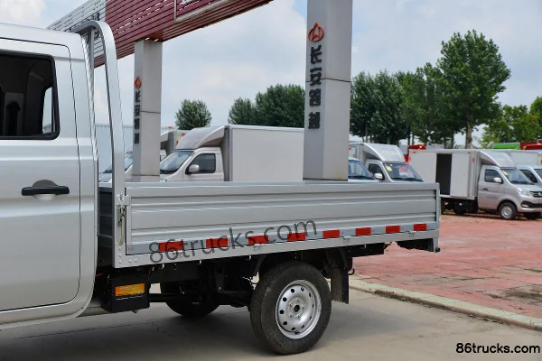 Changan Kuayue King X1 Standard 1.6L CNG 105hp 4X2(6 wheels) 2.55m double-row flatbed light truck (China VI)(single rear wheel) Body (1) | 8