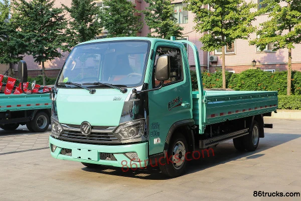Foton Auman M Card 1.5L 136hp 4X2(6 wheels) Gasoline 4.2m Single Row Flatbed Light Truck (China VI) Exterior (3) | 86Trucks