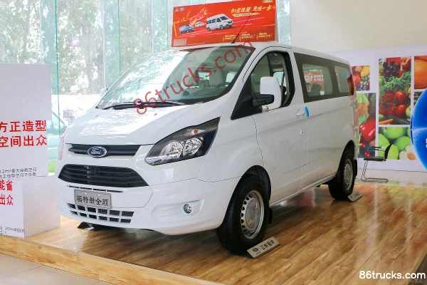 JMC New Transit 2020 Model 122hp 9-Seat Short Wheelbase 2.0T Diesel Low Roof Multi-Purpose Commercial Vehicle Exterior (3) | 86Trucks