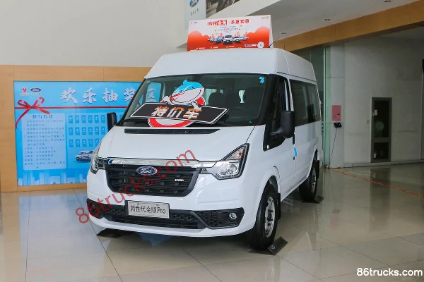 JMC New Generation Transit 2016 155 hp 15-seat Standard Long Wheelbase 2.2T Medium Roof Multi-purpose Vehicle Exterior (3) | 86Trucks
