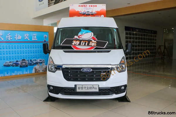 JMC New Generation Transit 2016 155 hp 15-seat Standard Long Wheelbase 2.2T Medium Roof Multi-purpose Vehicle Exterior (2) | 86Trucks