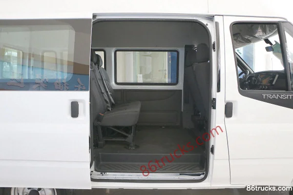 JMC New Generation Transit 2016 155 hp 15-seat Standard Long Wheelbase 2.2T Medium Roof Multi-purpose Vehicle Cargo Box (2) | 86Trucks
