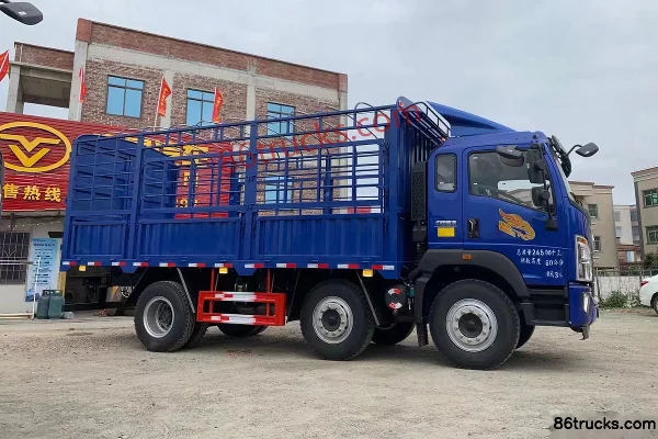 Sinotruk HOWO MANH5 camion porteur 270 ch 6X2(8 roues) 5,2 m benne à ridelles (China VI) Extérieur (2) | 86Trucks