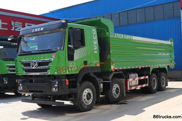 SAIC Hongyan Genlyon C6 Heavy-Duty 480 hp 8X4(12 wheels) 7.8m Dump Truck (China VI) Exterior (3) | 86Trucks