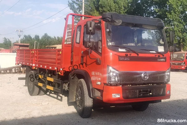 Dongfeng F8 184hp 4X2(6 wheels) 5.6m half-cab flatbed cargo truck (China VI) Exterior