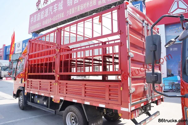 Sinotruk HOWO Hanjiang 160 hp 4X2(6 wheels) 4.15m Single Row Cage Light Truck (China VI) Body (2) | 86Trucks