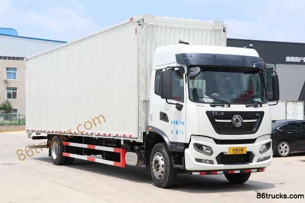 Dongfeng Tianjin KR 2026 6.2L Diesel 320 hp 4X2(6 wheels) Fast Gear 8-speed 9.8m Wing Opening Box Cargo Truck Exterior