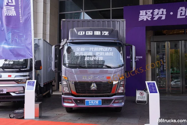 Sinotruk HOWO Tongsai 130 hp 4X2(6 wheels) 4.15 m Single Row Van Light Truck (China VI) Exterior (2) | 86Trucks