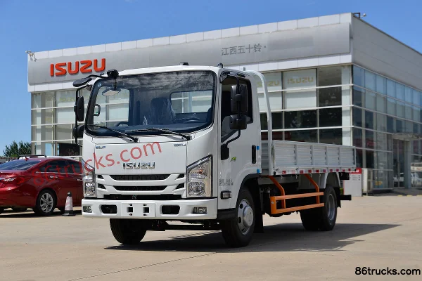 Jiangxi Isuzu Yifang EC7 Flagship Edition 116hp 4X2(6 wheels) 4.2m single-row flatbed light truck (hydraulic brake)(China VI) Exterior (3)