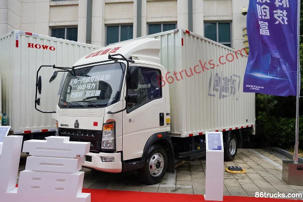 Sinotruk HOWO Zhuimeng 140 hp 4X2(6 wheels) 4.15m Single Row Van Light Truck (Fast Gear 6-speed)(China VI) Exterior (3) | 86Trucks