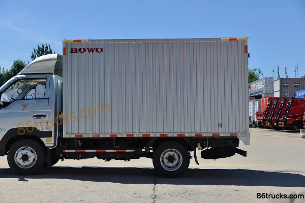 Sinotruk HOWO Xiaoshuai 130hp 4X2(6 wheels) 3.6m Single Row Van Light Truck (Hydraulic Brake) Body (2) | 86Trucks