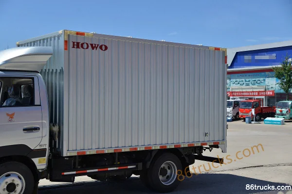 Sinotruk HOWO Xiaoshuai 130hp 4X2(6 wheels) 3.6m Single Row Van Light Truck (Hydraulic Brake) Body (1) | 86Trucks