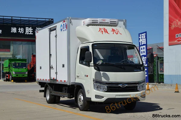Foton Times Leader S1 120hp 4X2(6 wheels) 4.09m Refrigerated Truck (China VI) Exterior